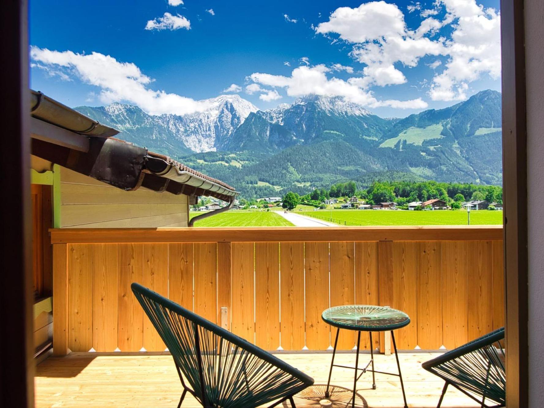 Chaletwohnung Weitblick mit Wellnessbereich Schönau am Königssee Exterior foto