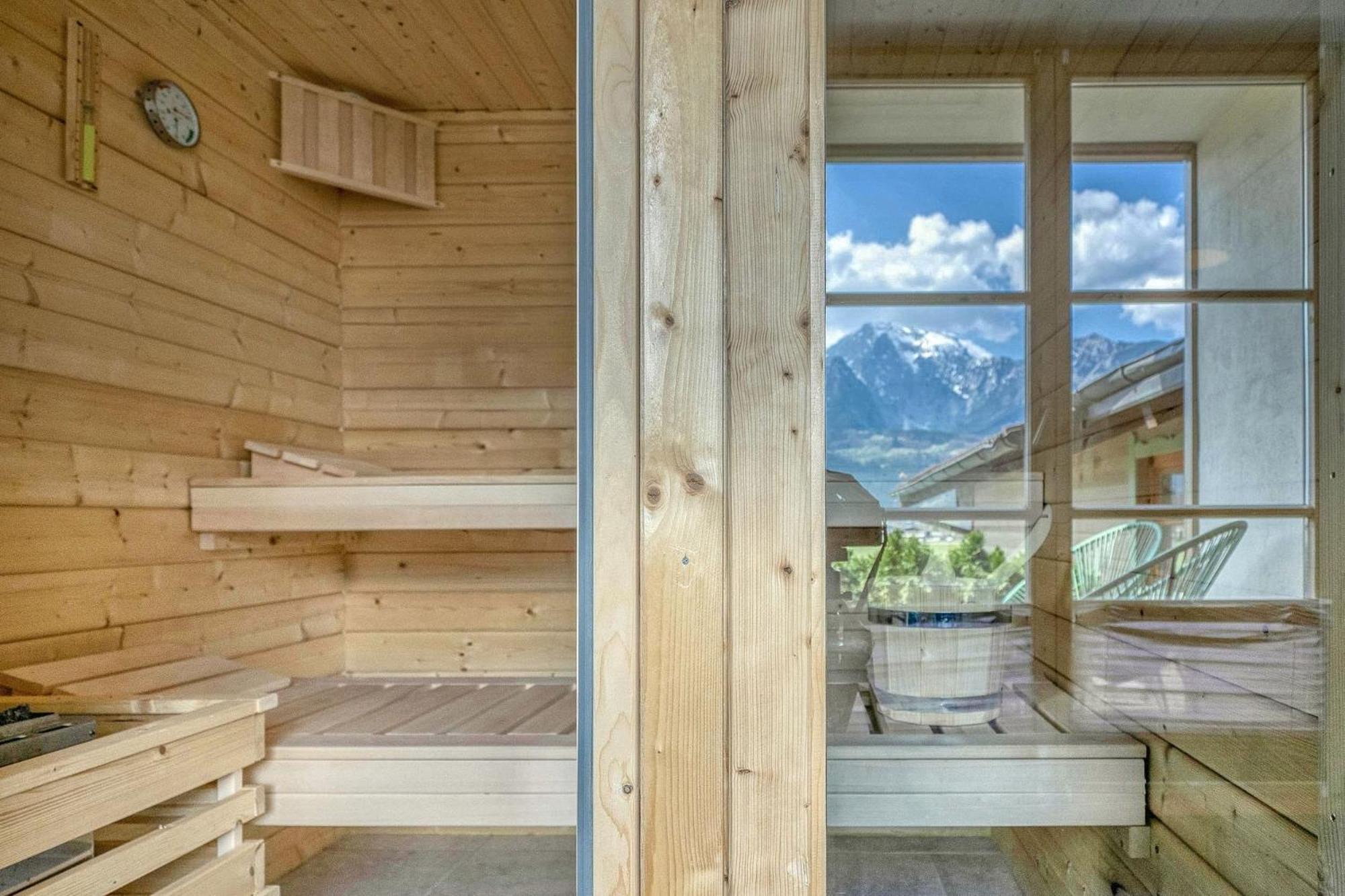 Chaletwohnung Weitblick mit Wellnessbereich Schönau am Königssee Exterior foto