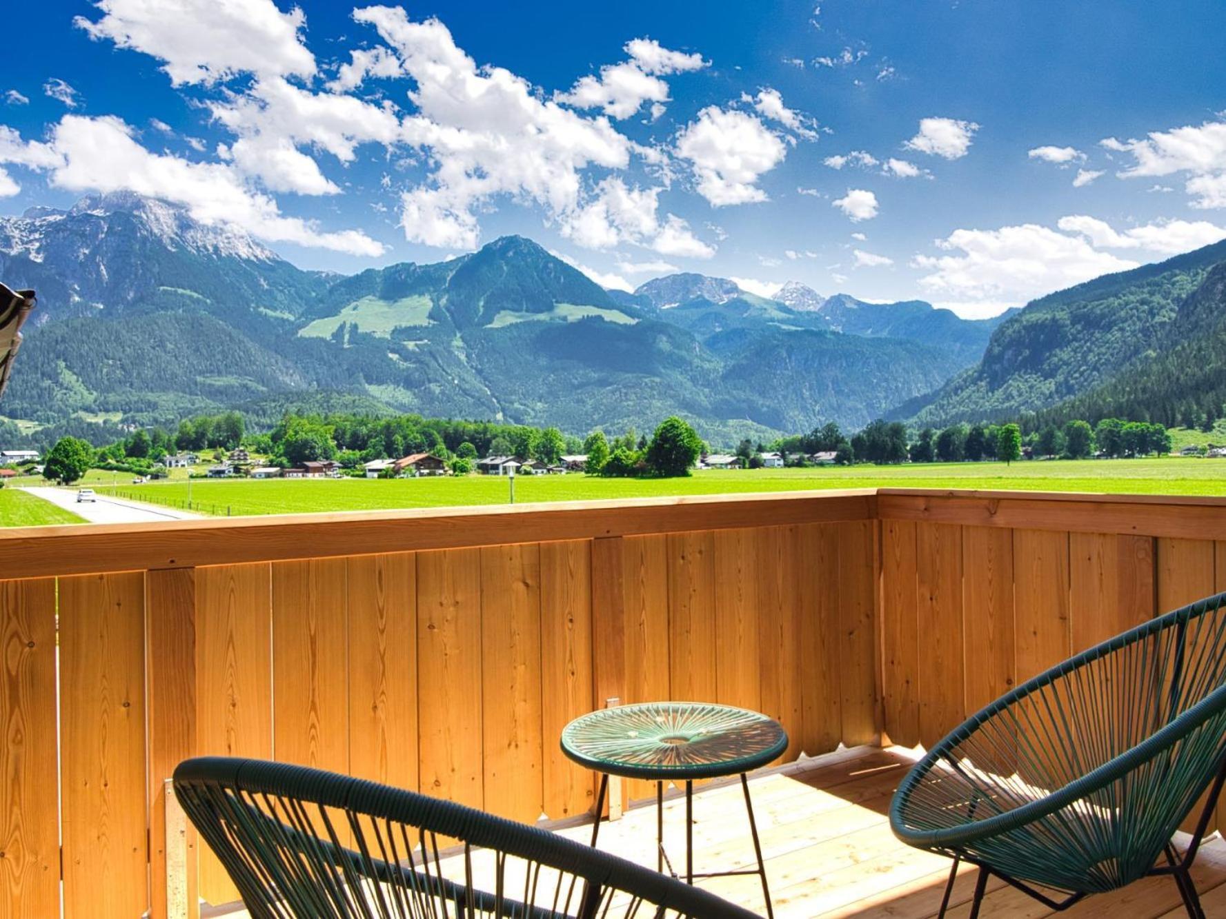 Chaletwohnung Weitblick mit Wellnessbereich Schönau am Königssee Exterior foto